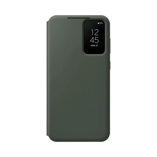 Samsung Smart View Wallet Case Cover For Galaxy S23 Plus Green