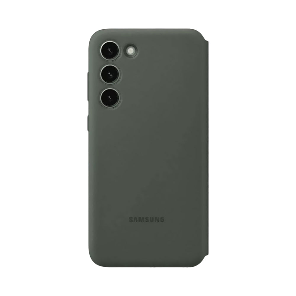 Samsung Smart View Wallet Case Cover For Galaxy S23 Plus Green