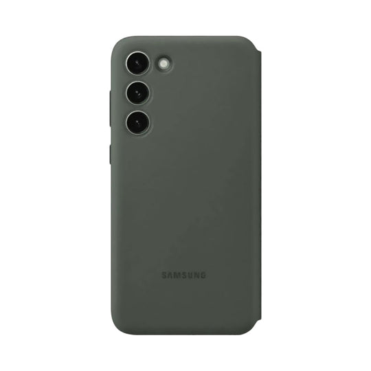 Samsung Smart View Wallet Case Cover For Galaxy S23 Plus Green