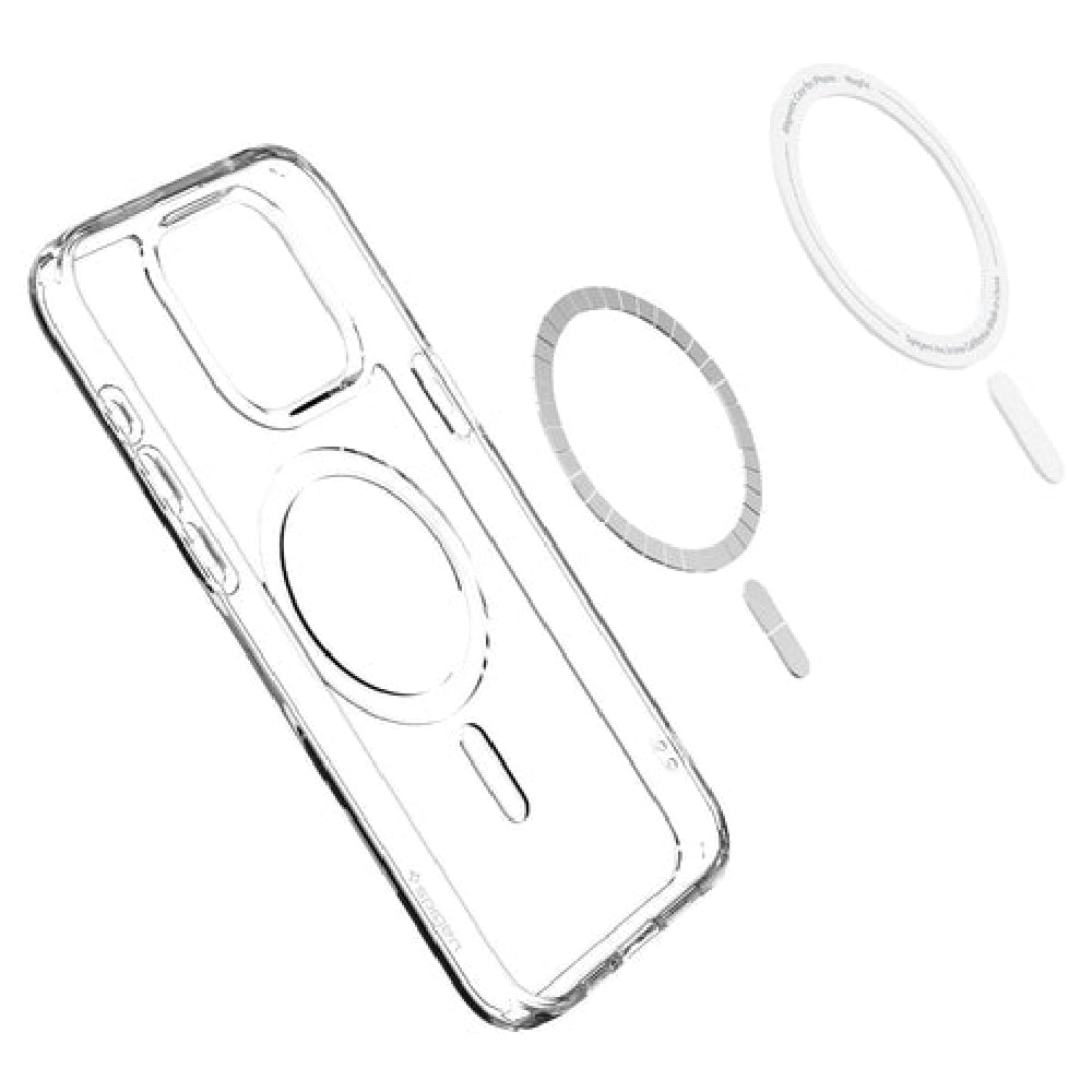 SPIGEN Crystal Hybrid MagFit Case Cover for Apple iPhone 15 Pro Max White