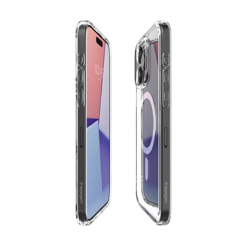 SPIGEN Crystal Hybrid MagFit Case Cover for Apple iPhone 15 Pro Max White