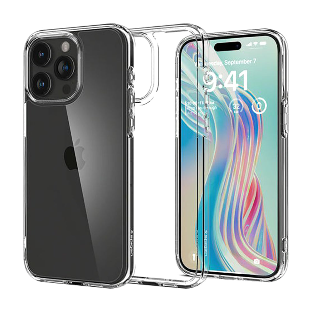 Spigen Crystal Hybrid Case For Apple iPhone 15 Pro Clear