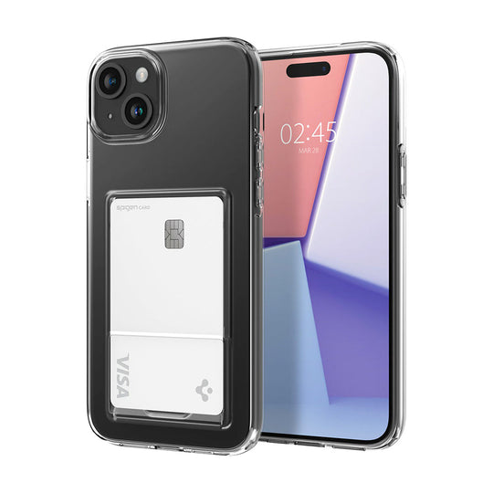 Spigen Crystal Slot Case for Apple iPhone 15 Plus Clear