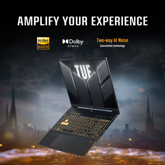 Asus TUF F16 Gaming Laptop Intel Core 5-210H, 16GB RAM, 512GB SSD, 16-inch display, Gray
