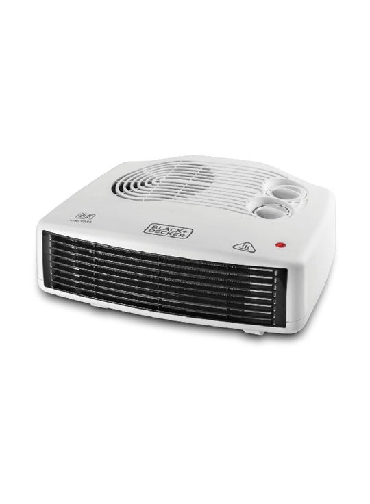 BLACK+DECKER HX230T-B5 Horizontal Fan Heater 2400W White/Black