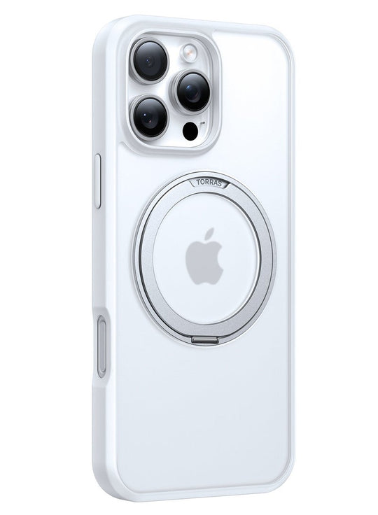 TORRAS Ostand Case for iPhone 16 Pro Max - White