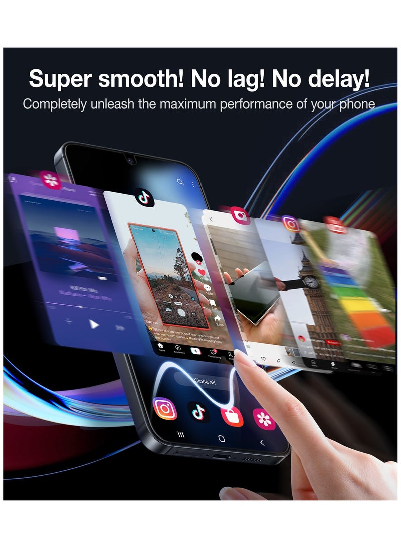 TORRAS Install Master Screen Protector for Samsung Galaxy S24 - Clear