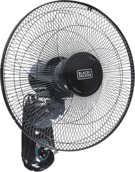 BLACK+DECKER FW1620-B5 16-Inch 3-Speed Wall Fan 55W Black