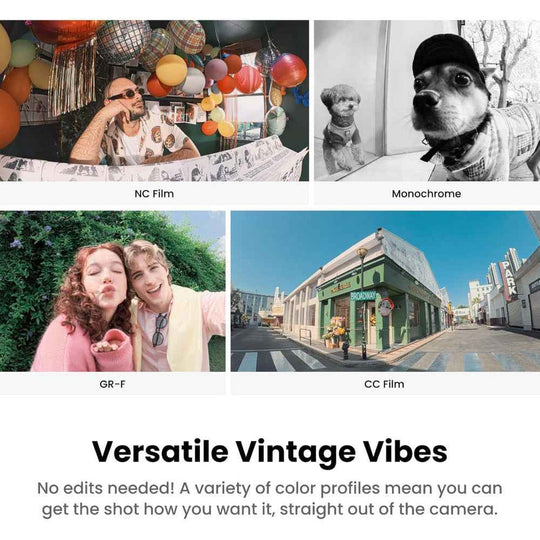 Insta360 GO 3S Retro Bundle Special Edition – Canvas White 128GB (4K POV Camera)