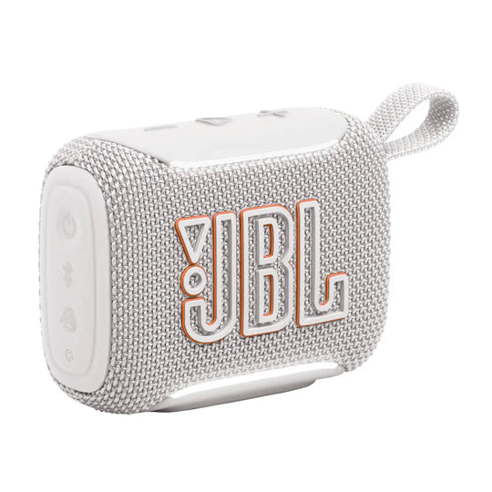 JBL Go 5 Portable Bluetooth Speaker – IP68, 10H Playtime, White