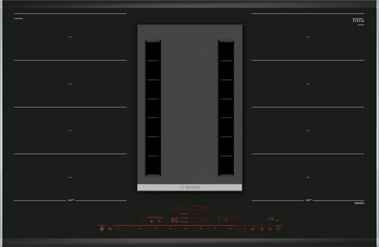 BOSCH Series 8 Induction Hob with Integrated Ventilation System 80cm, PXX875D34E
