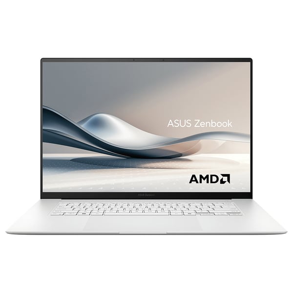 Asus Zenbook S16 OLED (2024) Laptop/AMD Ryzen AI R9-HX370/AMD Radeon 890M Graphics /16inch 3K Win 11 Home with Copilot Key /2TB SSD/32GB RAM - Scandinavian White
