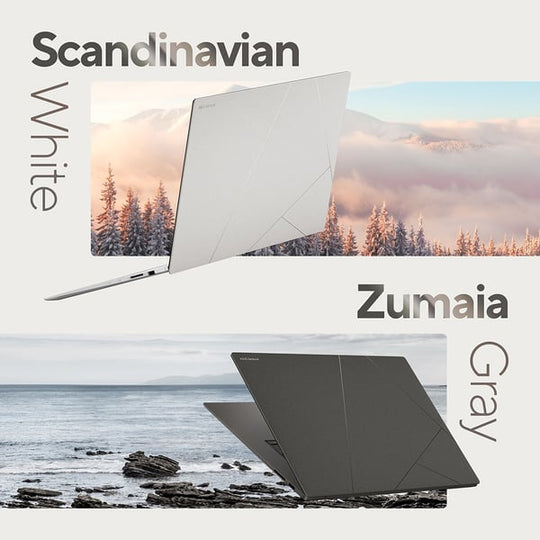 Asus Zenbook S16 OLED (2024) Laptop/AMD Ryzen AI R9-HX370/AMD Radeon 890M Graphics /16inch 3K Win 11 Home with Copilot Key /2TB SSD/32GB RAM - Scandinavian White
