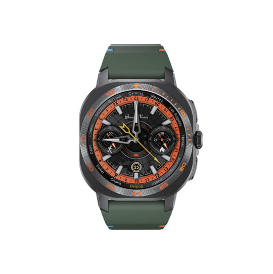 Smartix Premium Hybrid Smart Watch with 1.4 Inch Amoled Screen