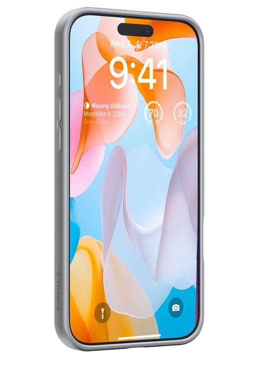 TORRAS Ostand Case for iPhone 16 Pro Max - Titanium Grey