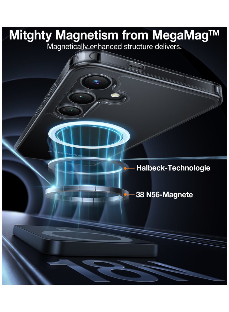 TORRAS Diamond Magnetic Case for Samsung Galaxy S24 - Clear