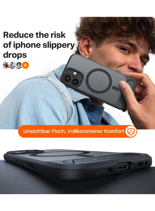 TORRAS Pstand Case for iPhone 17 - Black