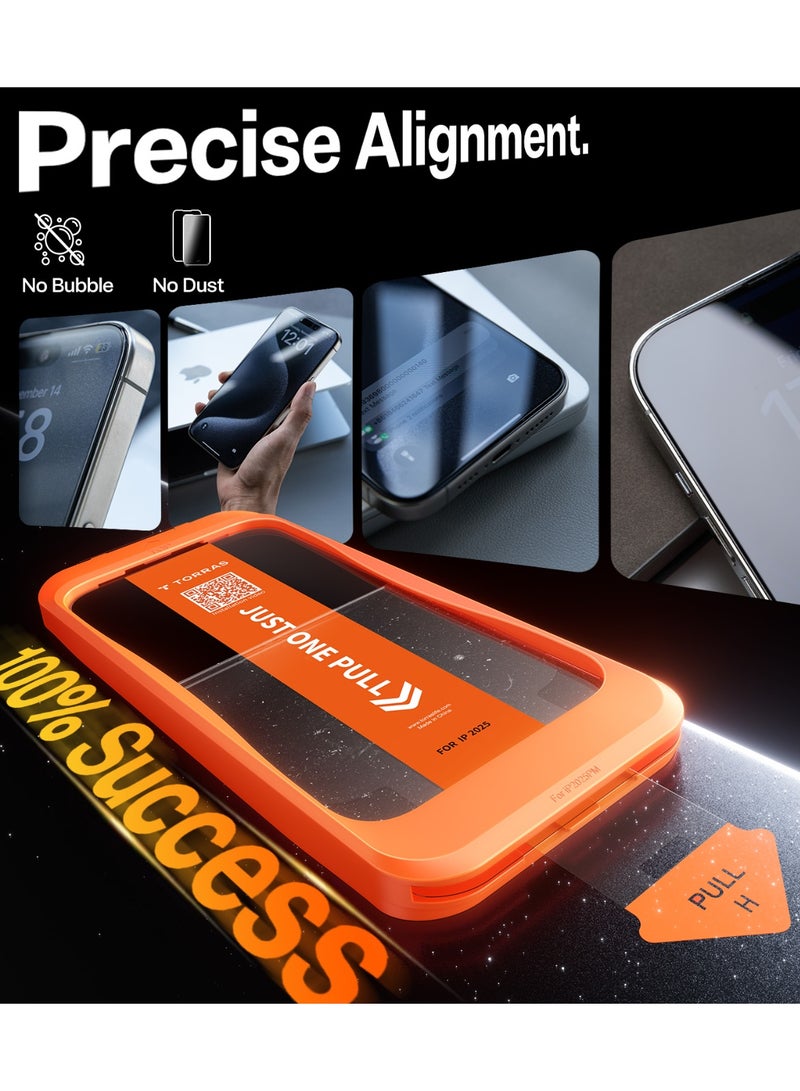TORRAS Install Master Screen Protector for iPhone 17 Air - Clear