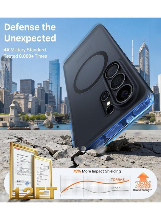 TORRAS Guardian Magnetic Case for Samsung Galaxy S26 Ultra - Black