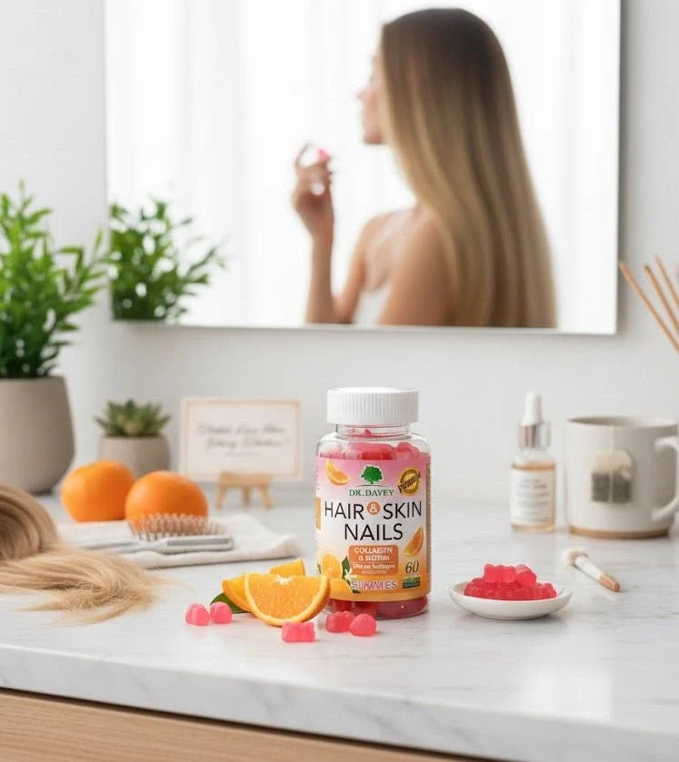 Hair & Skin Nails Collagen & Biotin Gummies