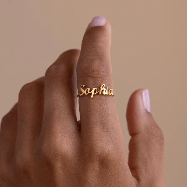 New Custom Name Ring