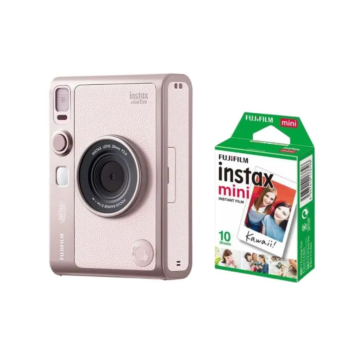 FUJIFILM INSTAX MINI EVO PINK CAMERA