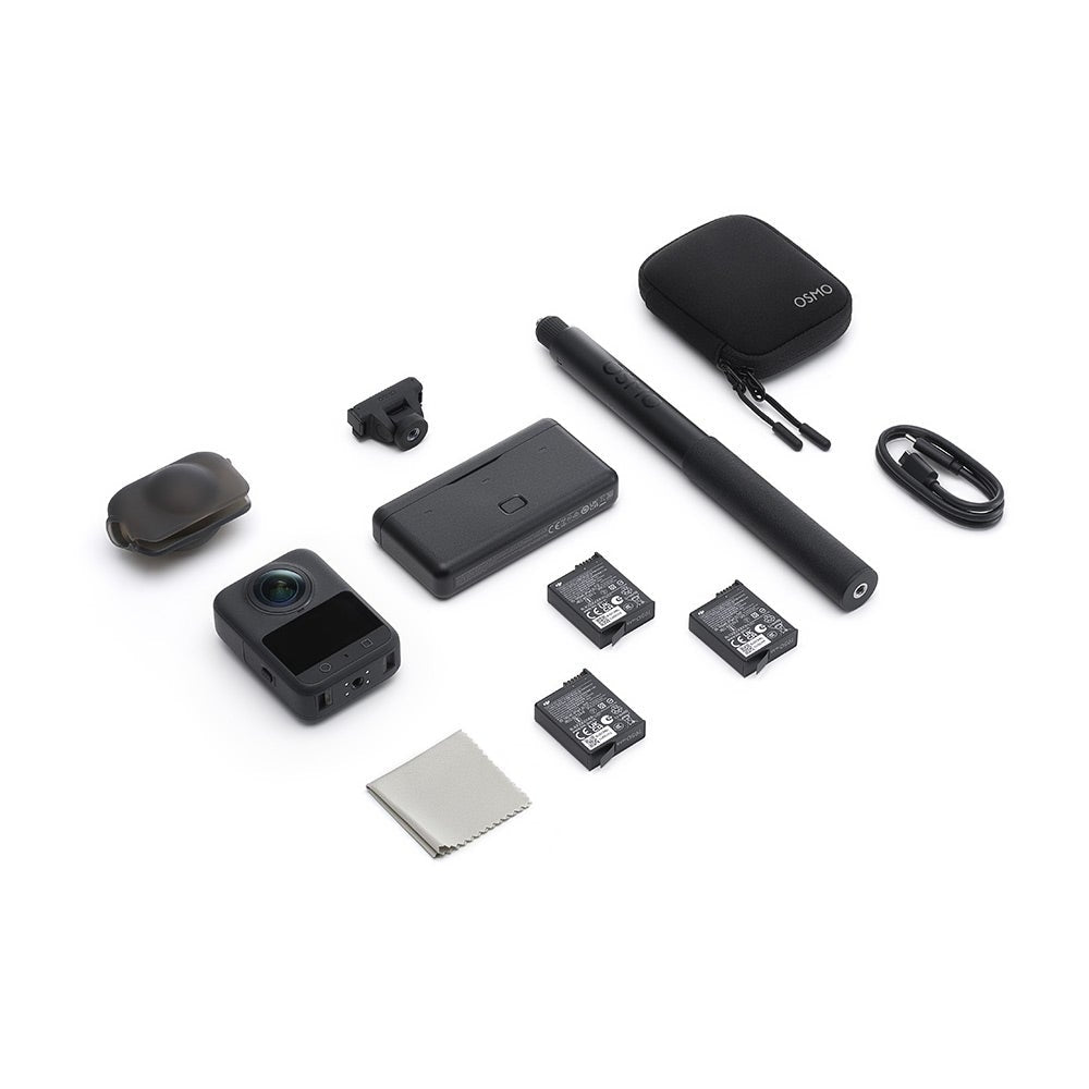 DJI Osmo 360 Adventure Combo Action Camera, Black ZX100-C2