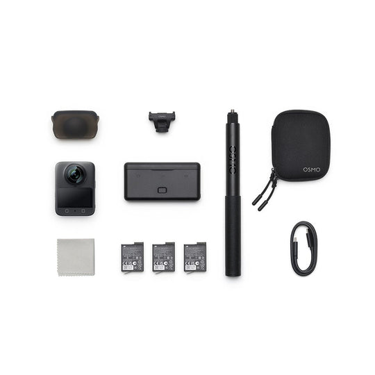 DJI Osmo 360 Adventure Combo Action Camera, Black ZX100-C2