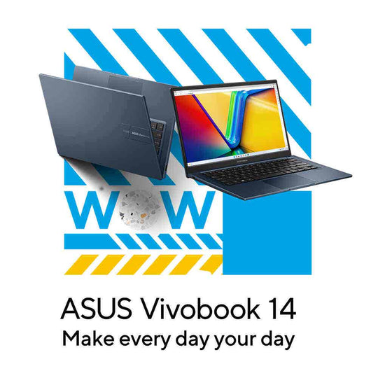 ASUS Vivobook X1404VA-NKI585WU  Laptop, Intel 13th Gen i5-1335U, 8GB RAM, 512GB SSD, Intel UHD, 14 Full HD, Windows 11 Home, Quiet Blue