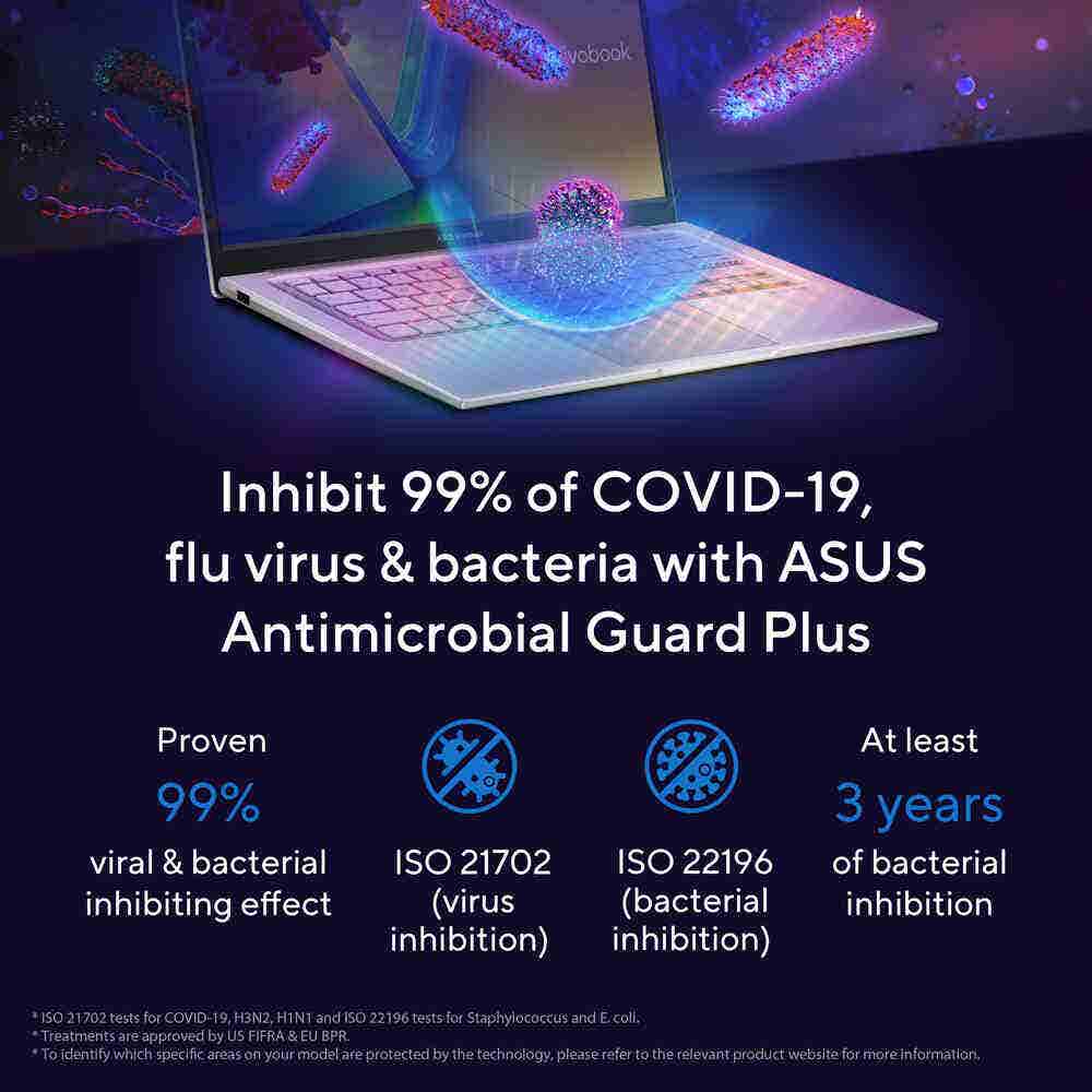 ASUS Vivobook X1404VA-NKI585WU  Laptop, Intel 13th Gen i5-1335U, 8GB RAM, 512GB SSD, Intel UHD, 14 Full HD, Windows 11 Home, Quiet Blue